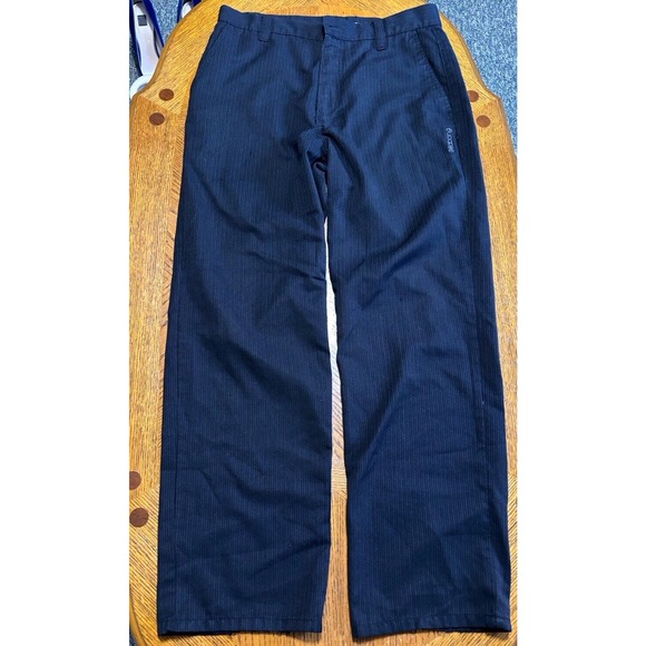 Billabong PINSTRIPED PANTS striped BOOTCUT y2k‎ WOMENS Size 31 - Picture 1 of 7